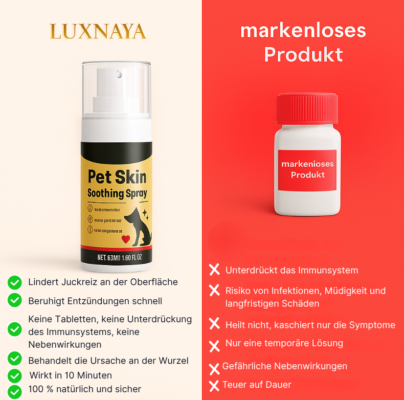 Hautschutzspray, unterstützt von Tierärzten